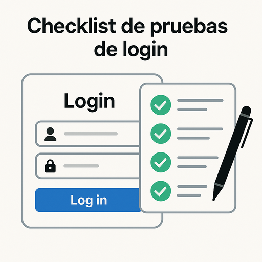 Captura de pruebas de login